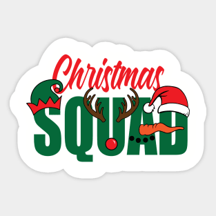 Christmas Squad T-Shirt Sticker